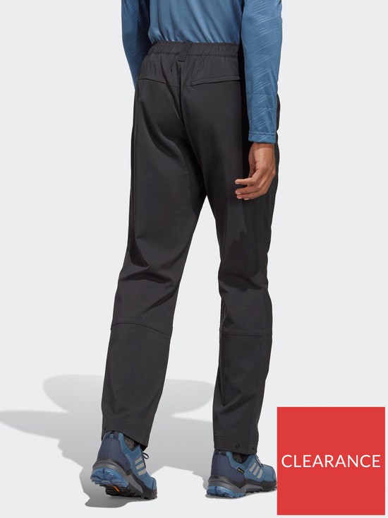 stillFront image of adidas-terrex-mens-woven-pants-black