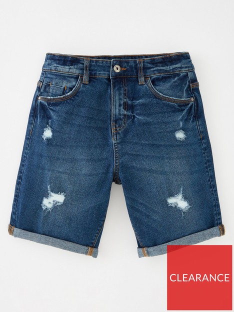 v-by-very-boys-fashion-rip-and-repair-denim-shorts-light-wash