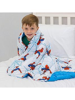 Product photograph of Disney Ultimate Spiderman Webmaster Weighted Blanket 2 Kg - Multi from very.co.uk