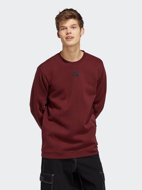 adidas-sportswear-city-escape-sweatshirt-brown