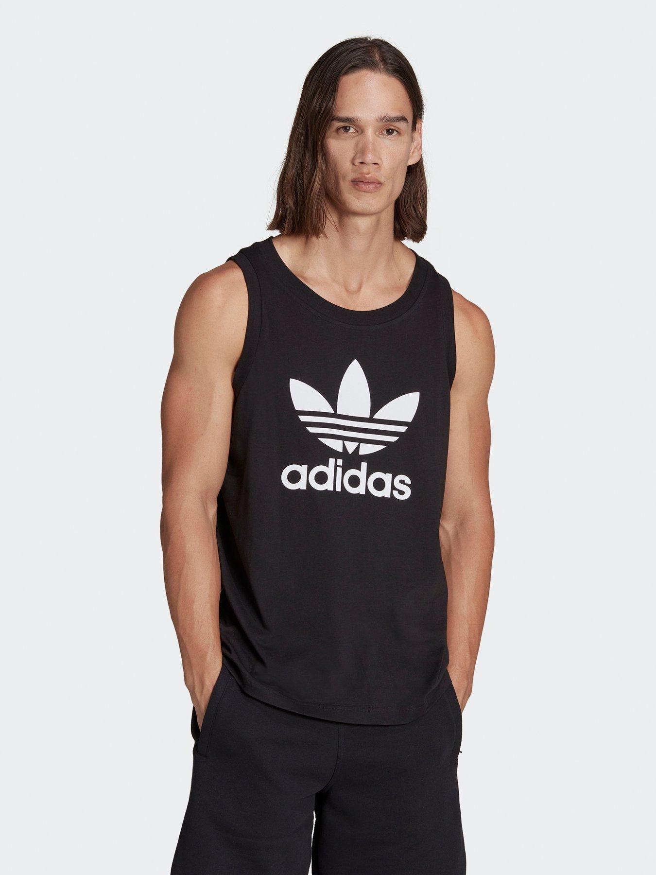 adidas Originals Adicolor Classics Trefoil Tank Top Black Very