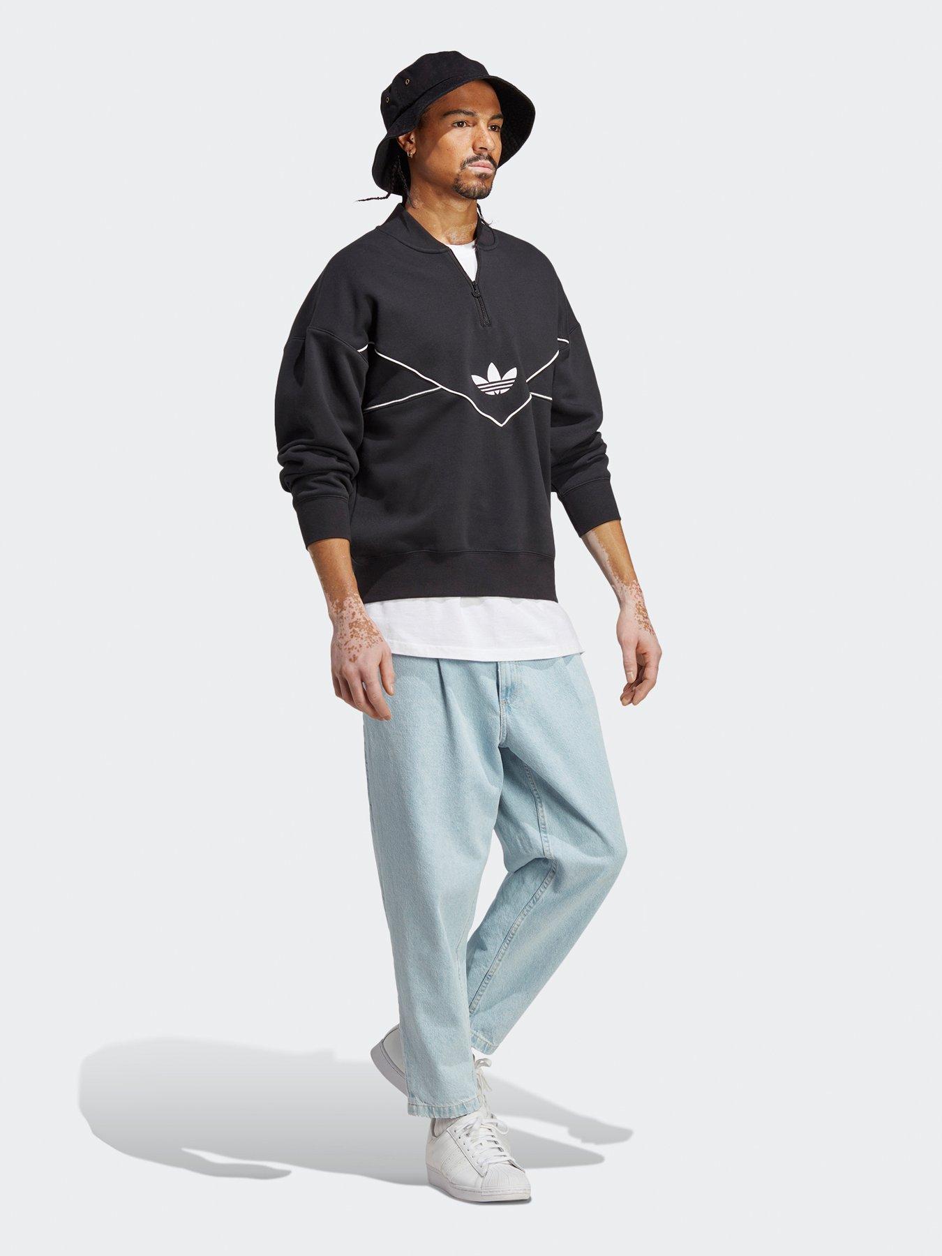 Adidas originals clearance chevron crew sweatshirt