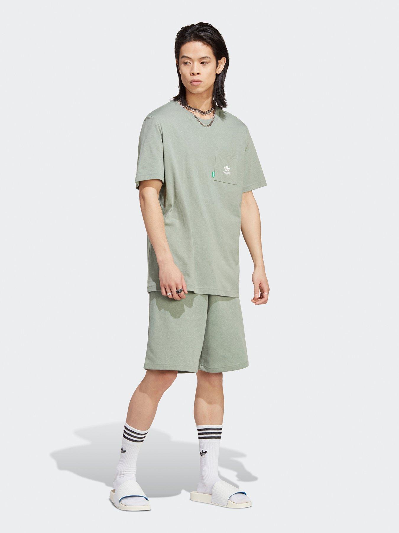 adidas Originals Essentials+ Made With Hemp Shorts - Green | very