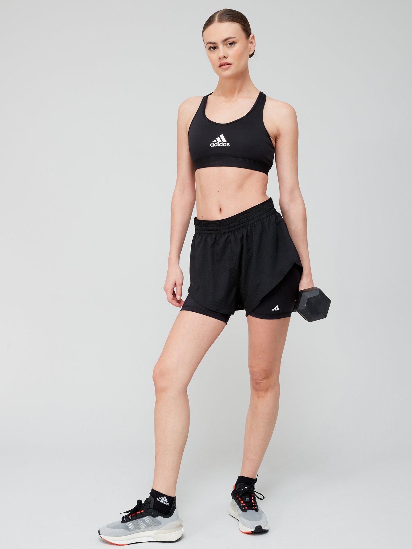 XL - 2XL) ADIDAS Black Sports Bra, Women's Fashion, Activewear on Carousell