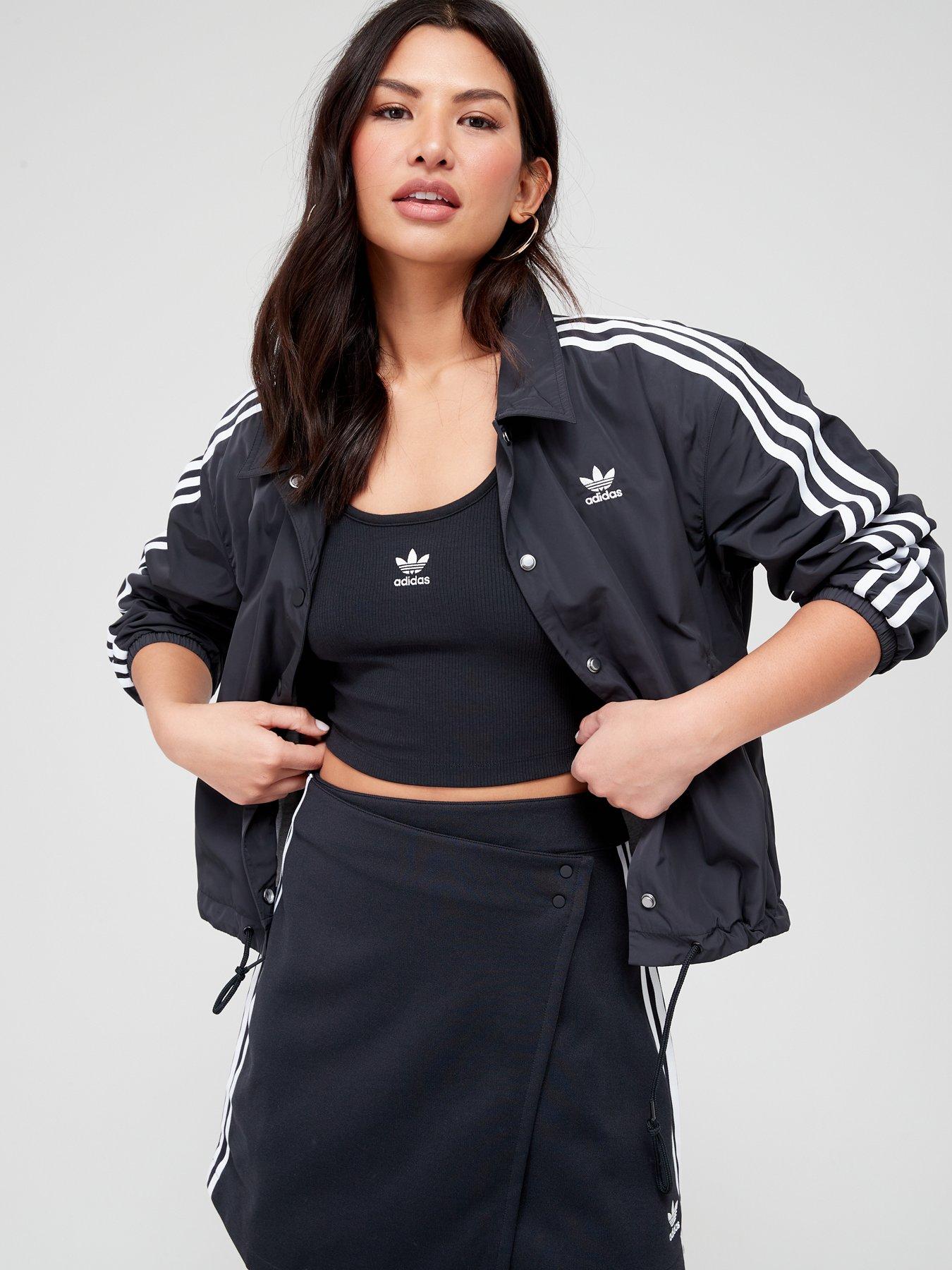 adidas Originals Coach Jacket - Black | very.co.uk