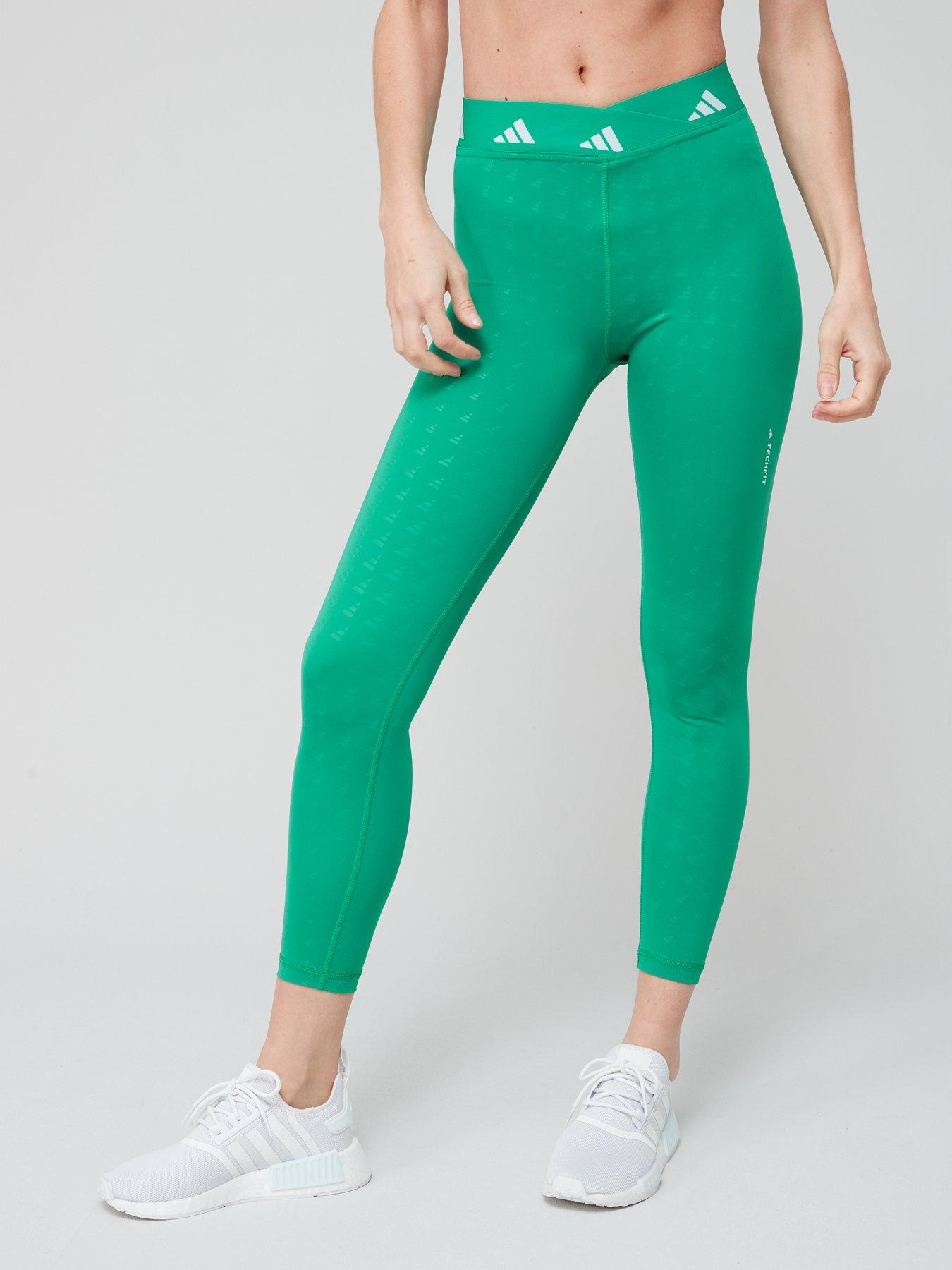 Adidas best sale green tights