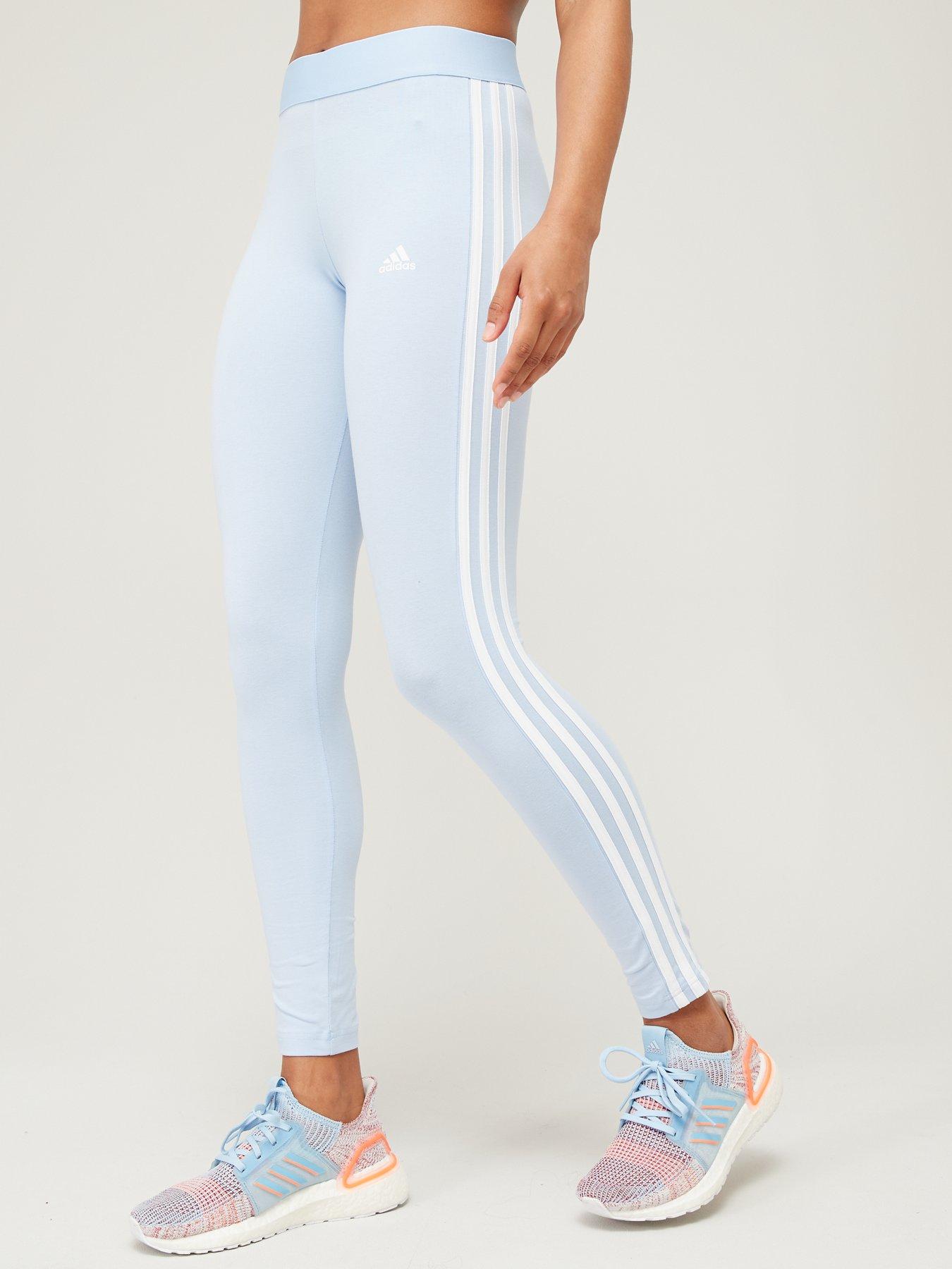 adidas Sportswear Essentials 3-Stripes High-Waisted Leggings - Blue