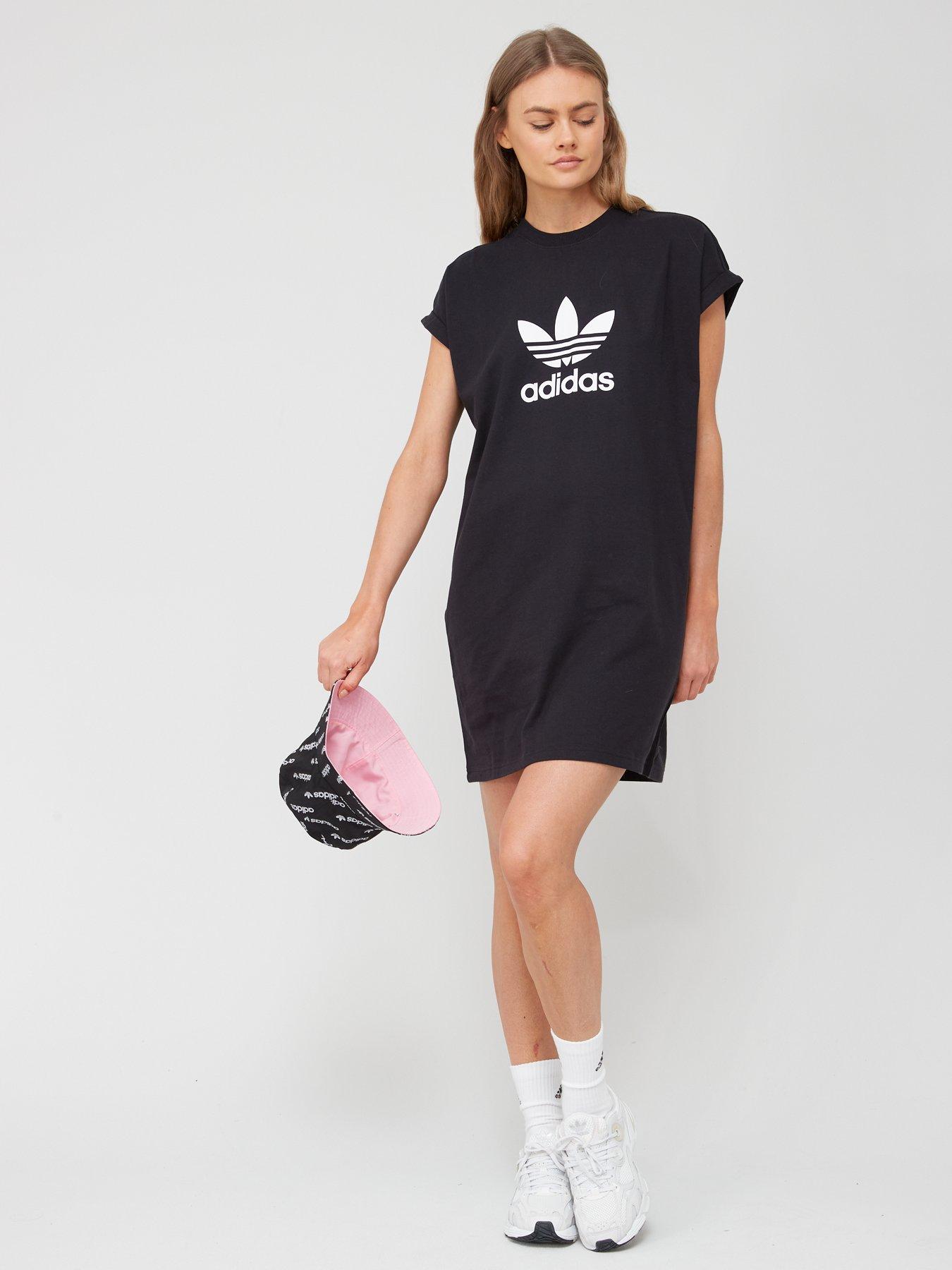 Black trefoil hotsell dress by adidas