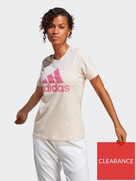 adidas-sportswear-essentials-sports-t-shirt-cream