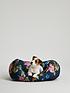  image of joules-botanical-floral-box-bed-small