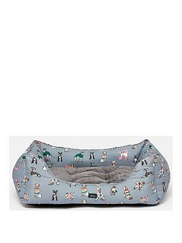 Product photograph of Joules Rainbow Dogs Box Bed - Small from very.co.uk