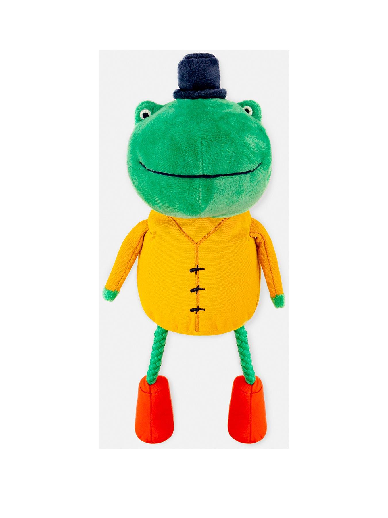 Product photograph of Joules Frog Dog Toy from very.co.uk