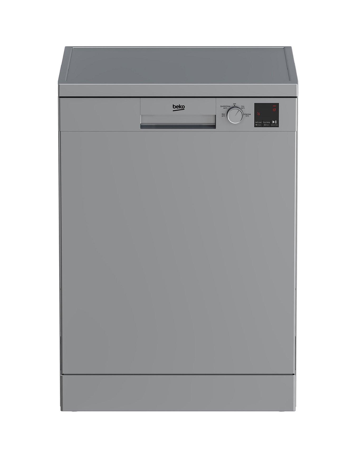 Image 1 of 6 of Beko DVN04X20S 13-Place Full Size Dishwasher -&nbsp;Silver