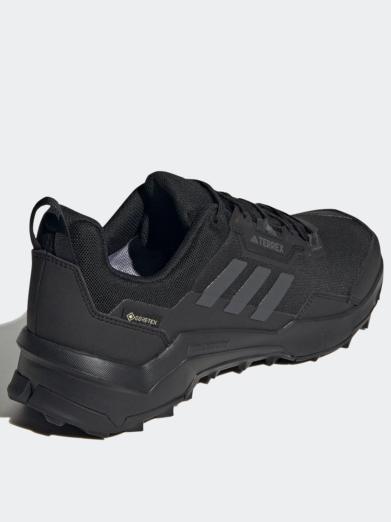 Mens black 2025 adidas walking shoes