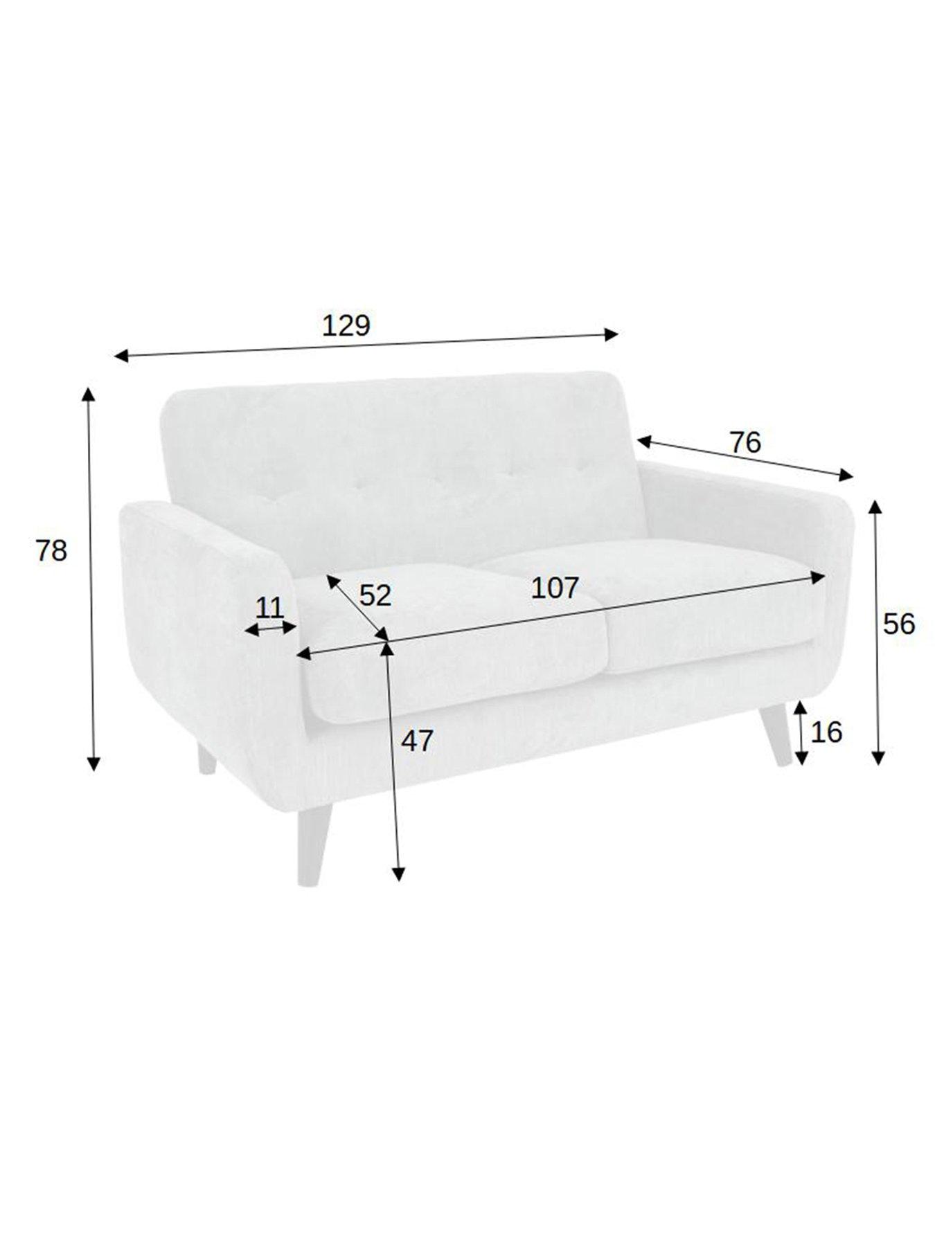 Image 5 of 6 of Everyday Oslo Fabric 2 Seater Sofa - FSC&reg; Certified