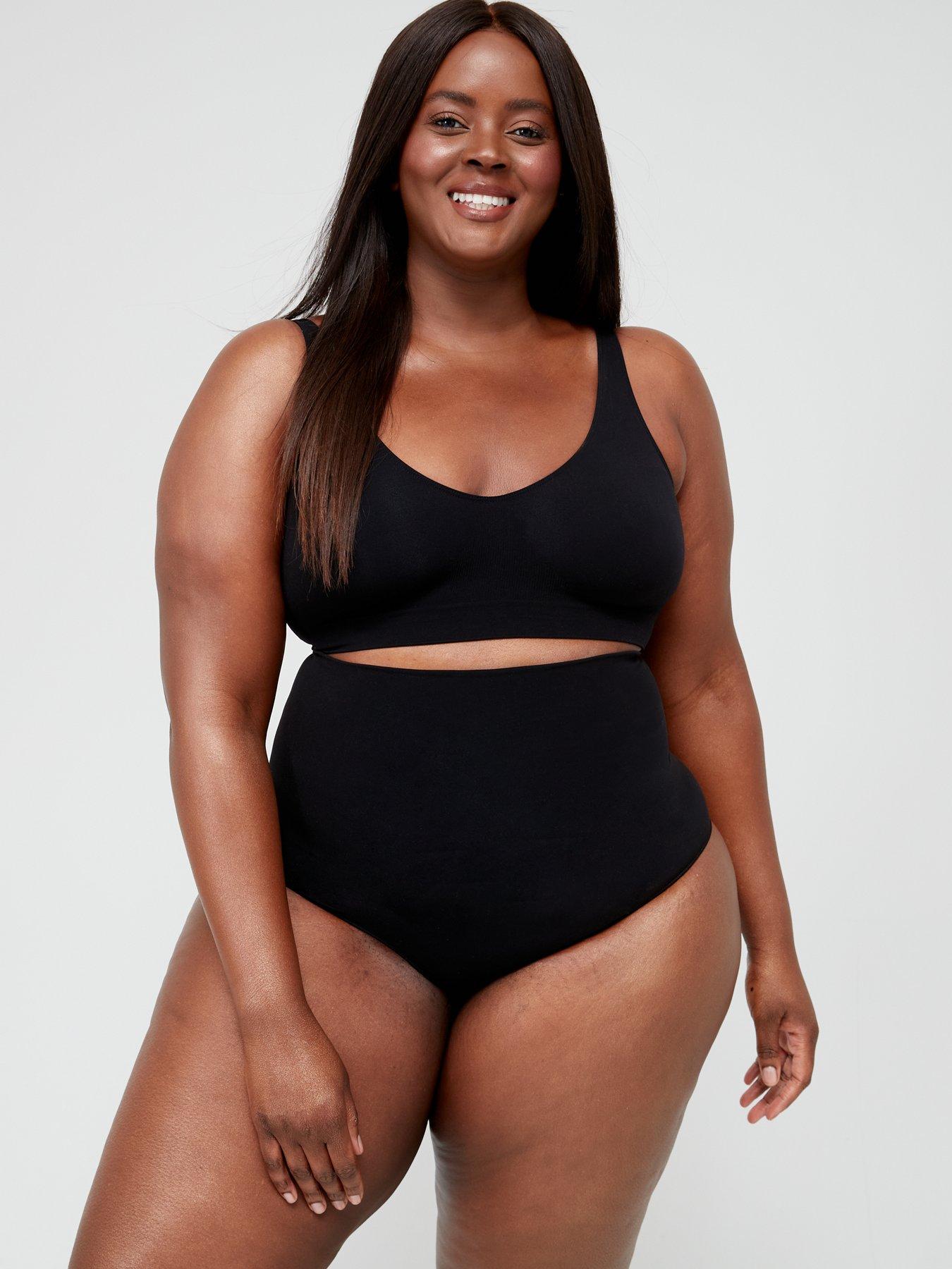 Image 6 of 6 of V by Very Shape Enhancing Seamless Plunge Bra - Black