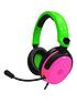 image of stealth-c6-100-gaming-headset-for-switch-xbox-ps4ps5-pc-neon-greenpink