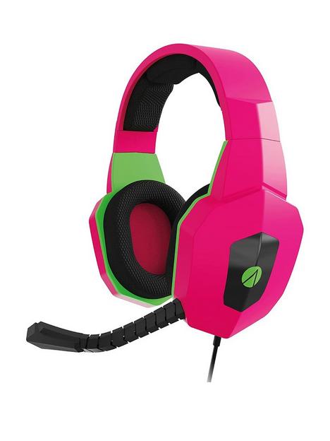 stealth-gaming-headset-for-xbox-ps4ps5-switch-pc-neon-edition-pink-amp-green