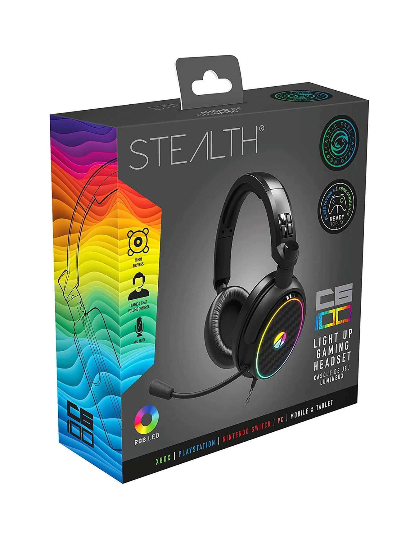 STEALTH Light Up Charging Headset Stand - Headset