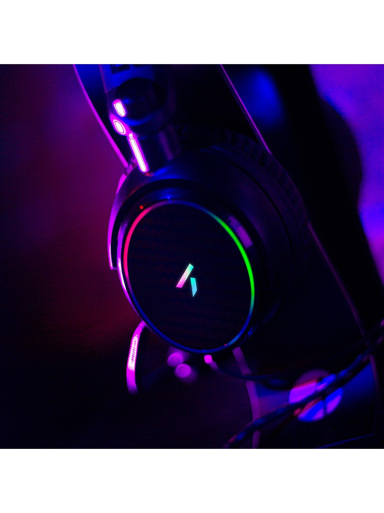 Image 7 of 7 of Stealth Light Up LED Gaming Headset for Xbox, PS4, PS5, Switch, PC