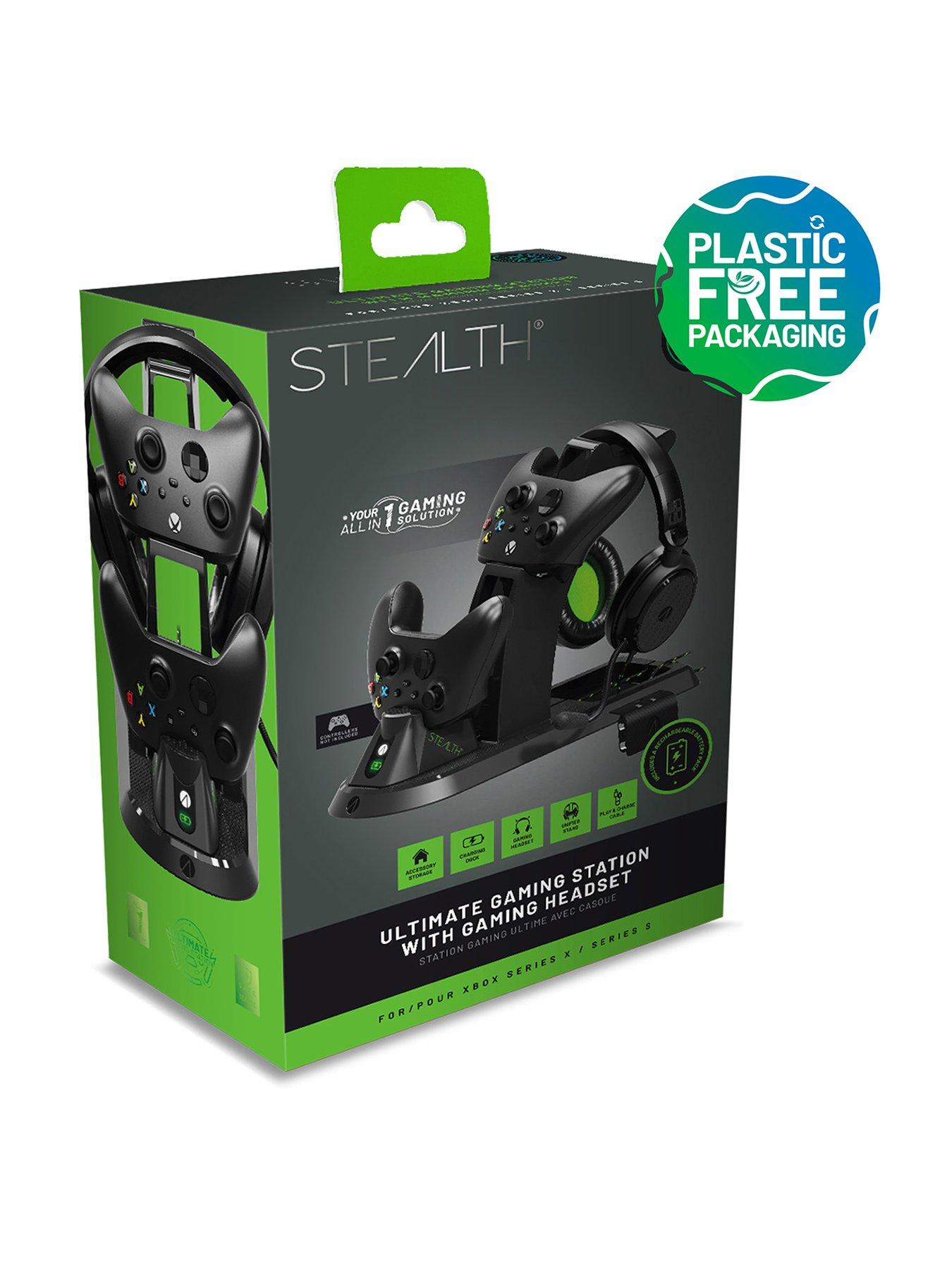 Image 3 of 7 of Stealth All-in-one Gaming Headset, Charging Dock &amp; Headset Stand in one for Xbox Series S/X - Black