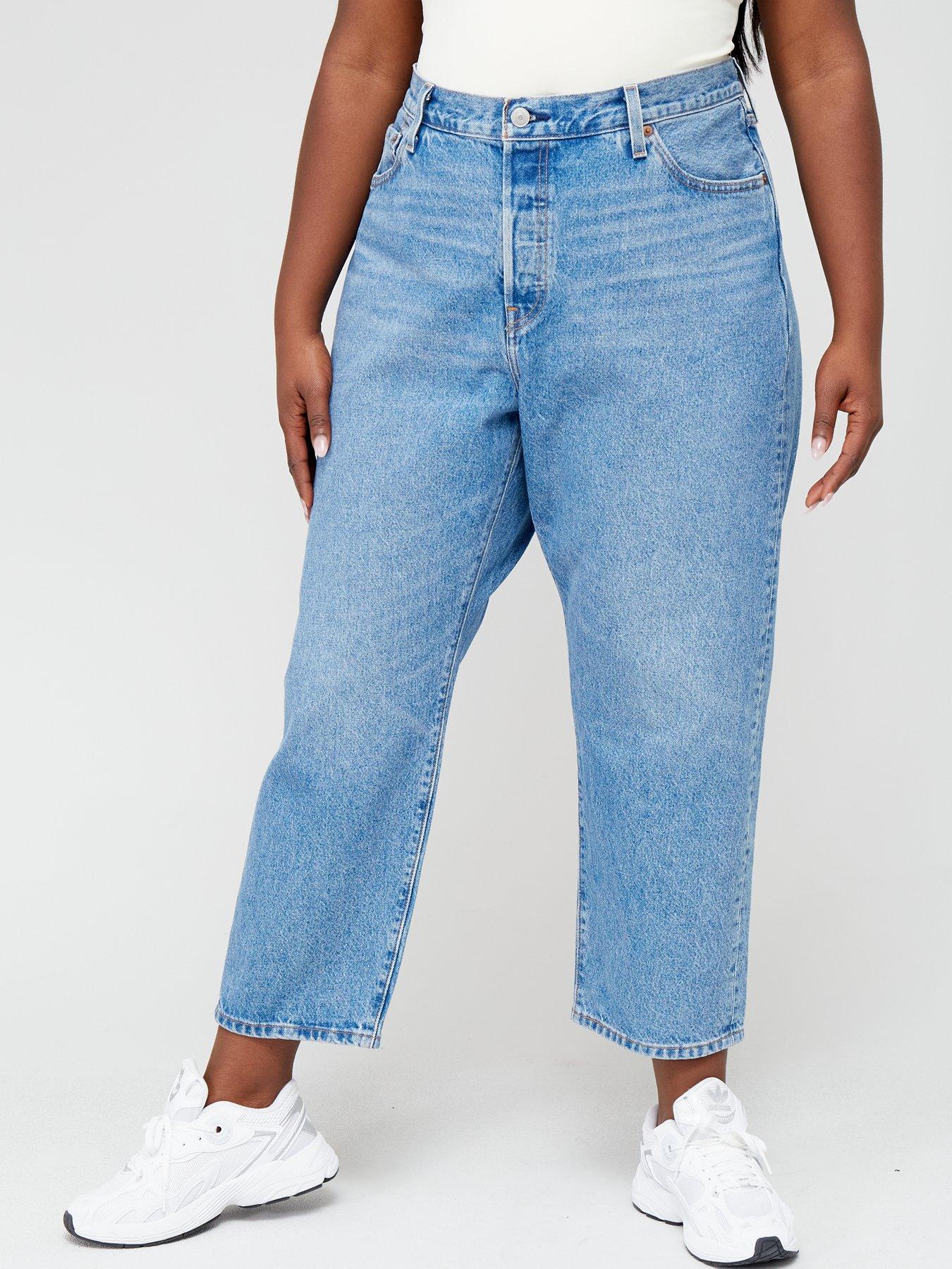 Levi's plus size 2025 wide leg jeans