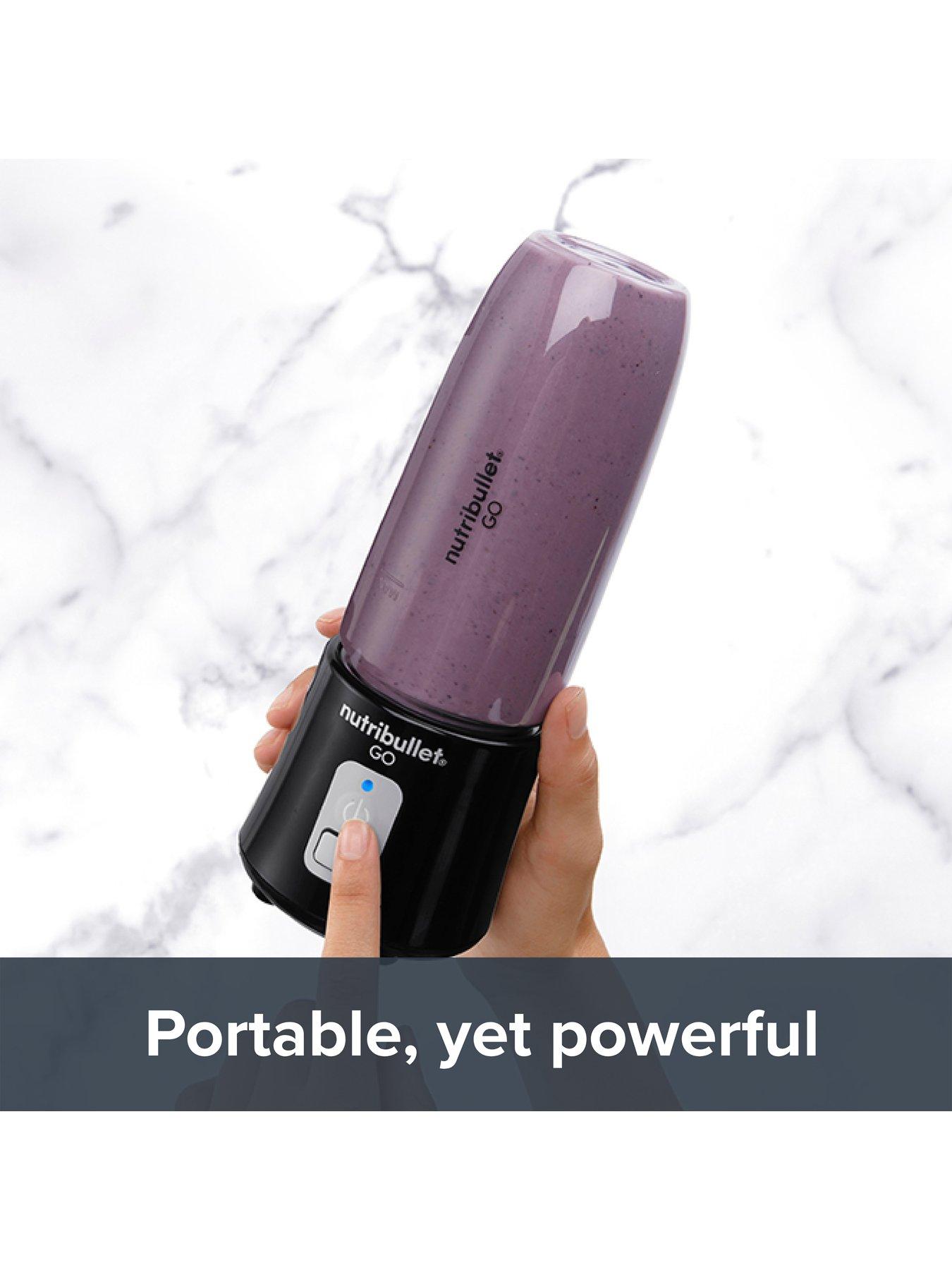 NUTRIBULLET GO Cordless Portable Blender Silver very