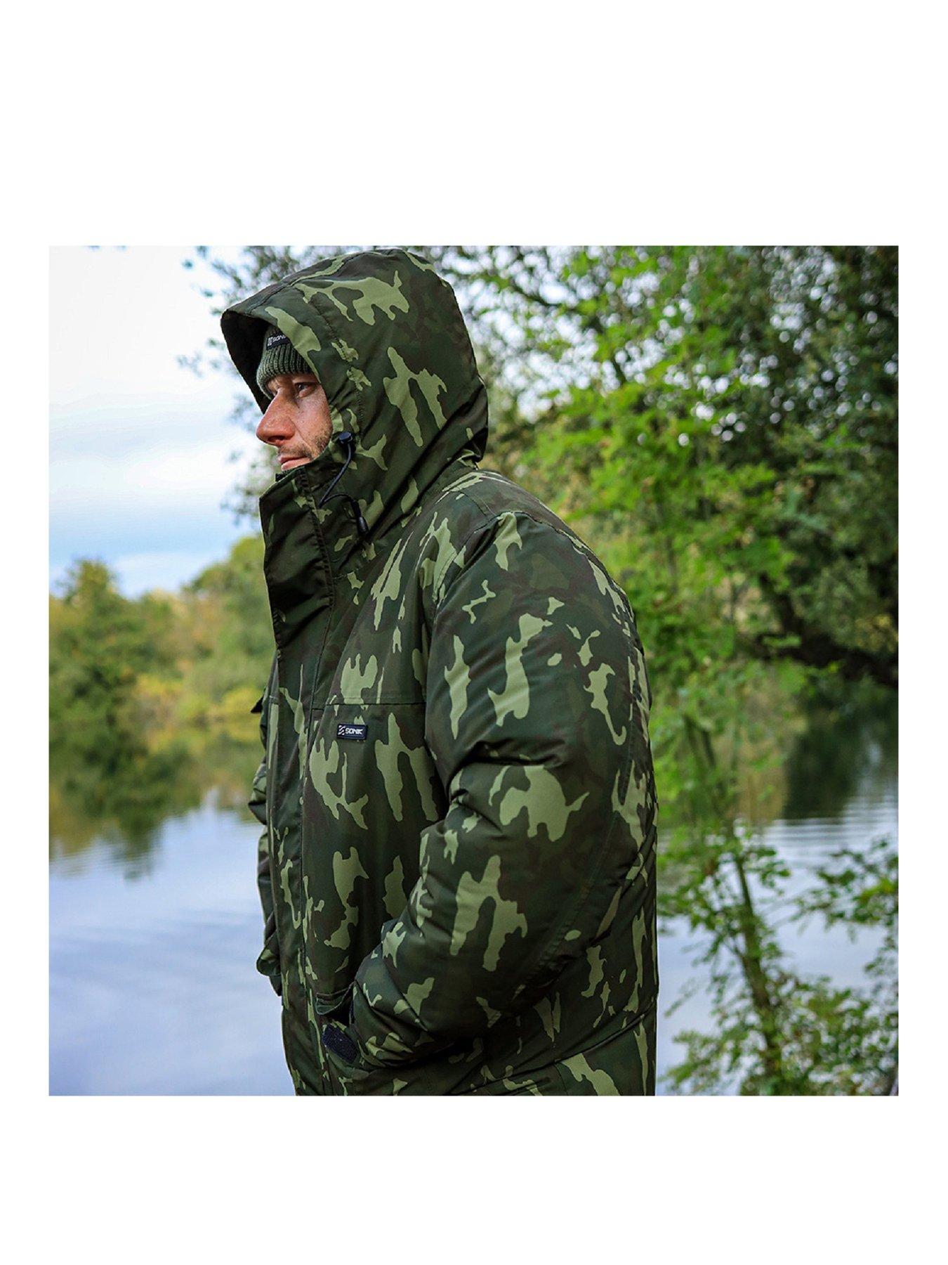 Felindre Innovations – Fishing Tackle / Repairs & Spares / UK » SONIK HEAVY  WEIGHT PADDED JACKET CAMO