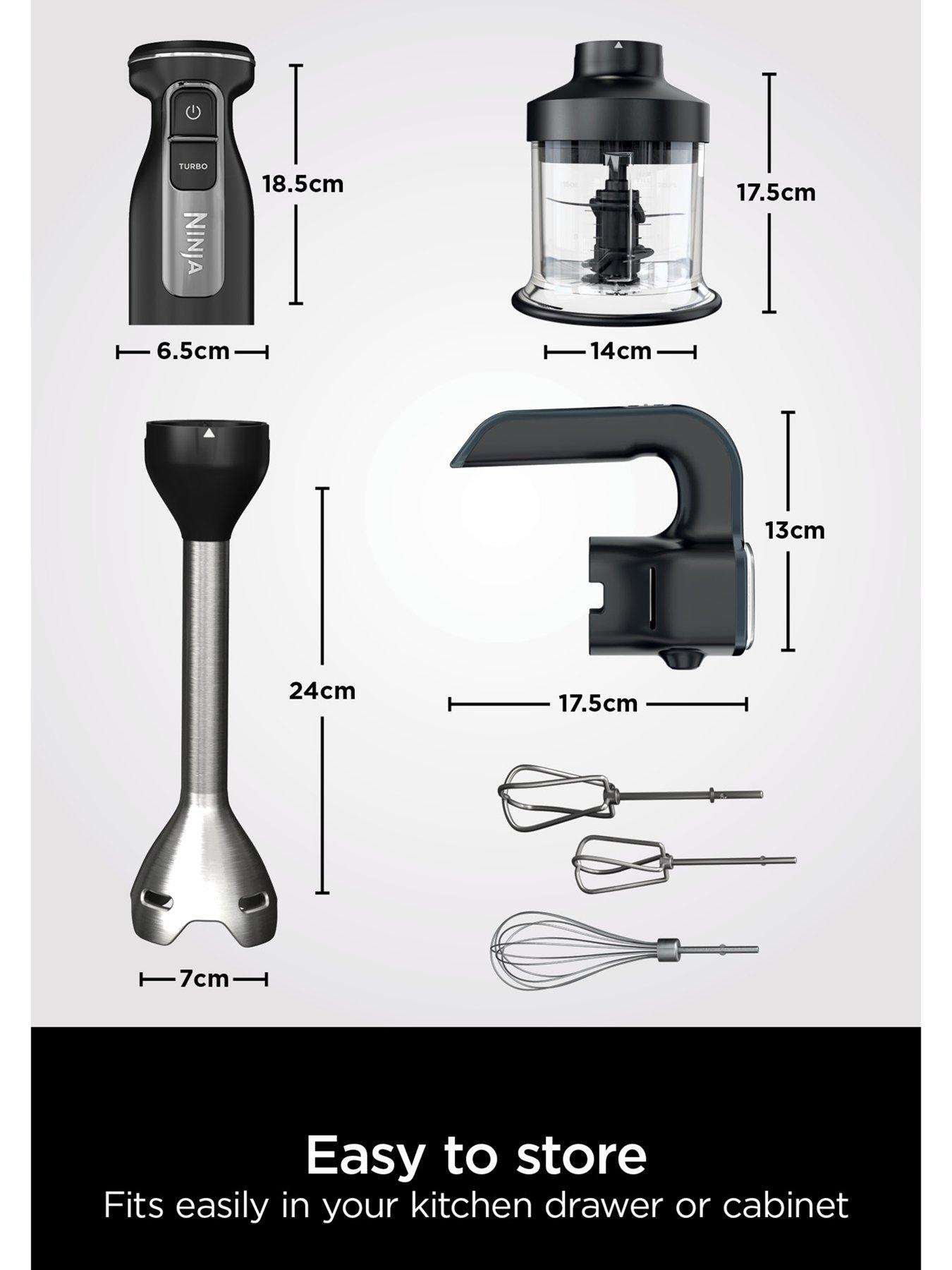 Image 6 of 7 of NINJA Foodi 3-in-1 Hand Blender, Mixer &amp; Chopper CI100UK