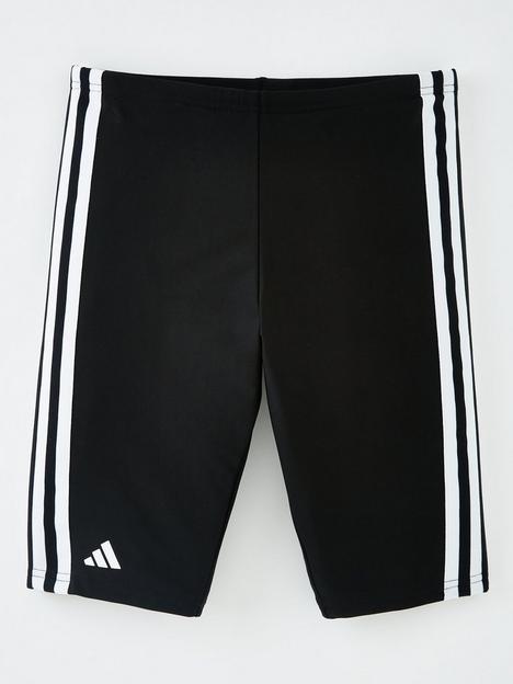 adidas-boys-3-stripe-jammer-swim-shorts-black