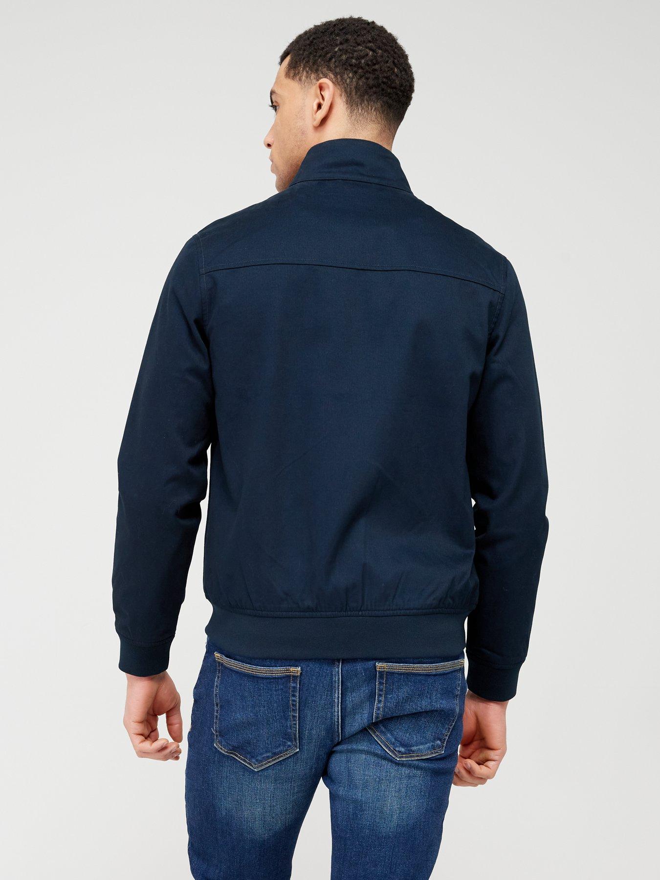 Farah Waldorf Harrington Jacket - Navy | very.co.uk