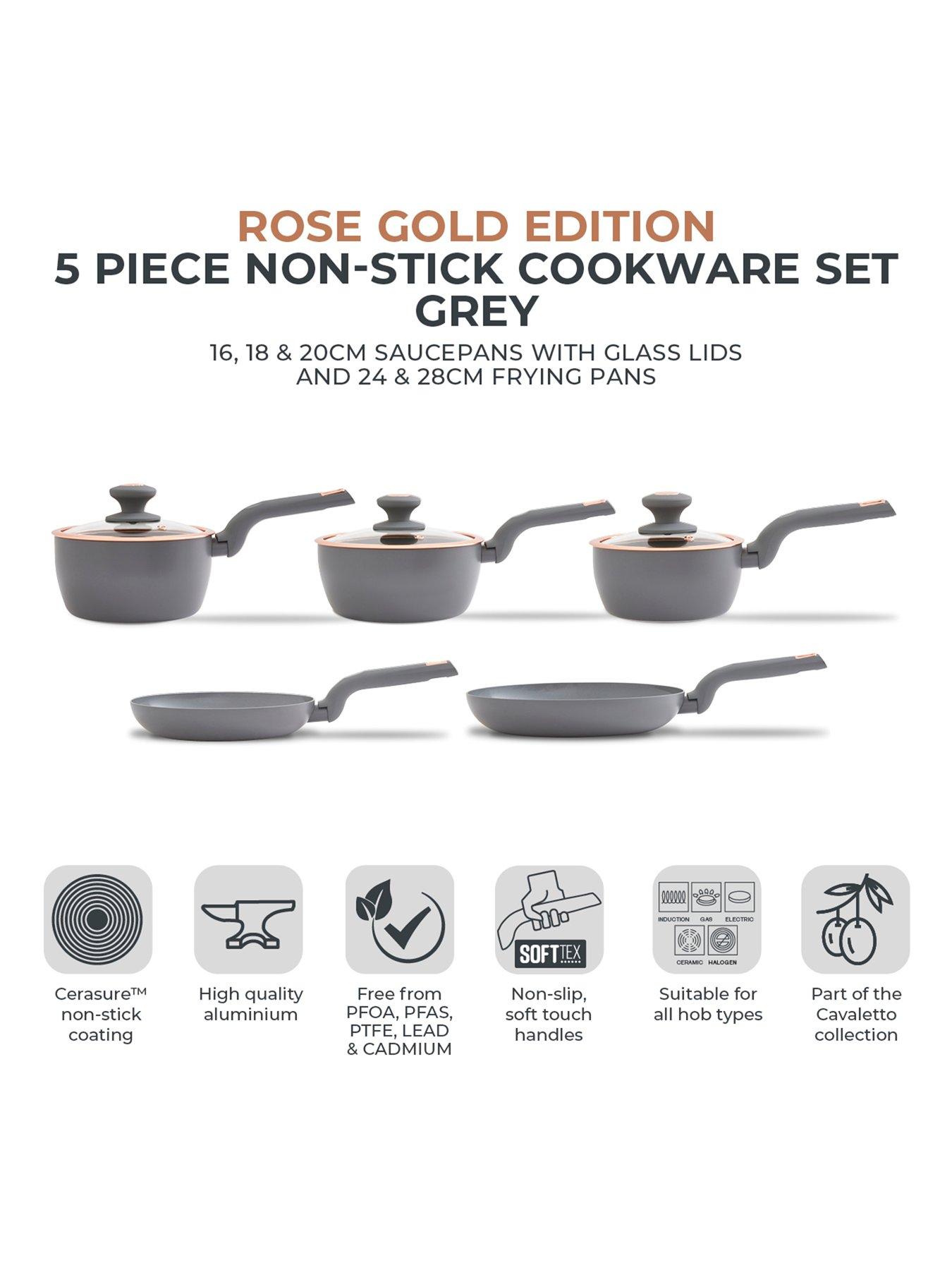 Image 2 of 7 of Tower Cavaletto 5-Piece Pan Set &ndash; Grey