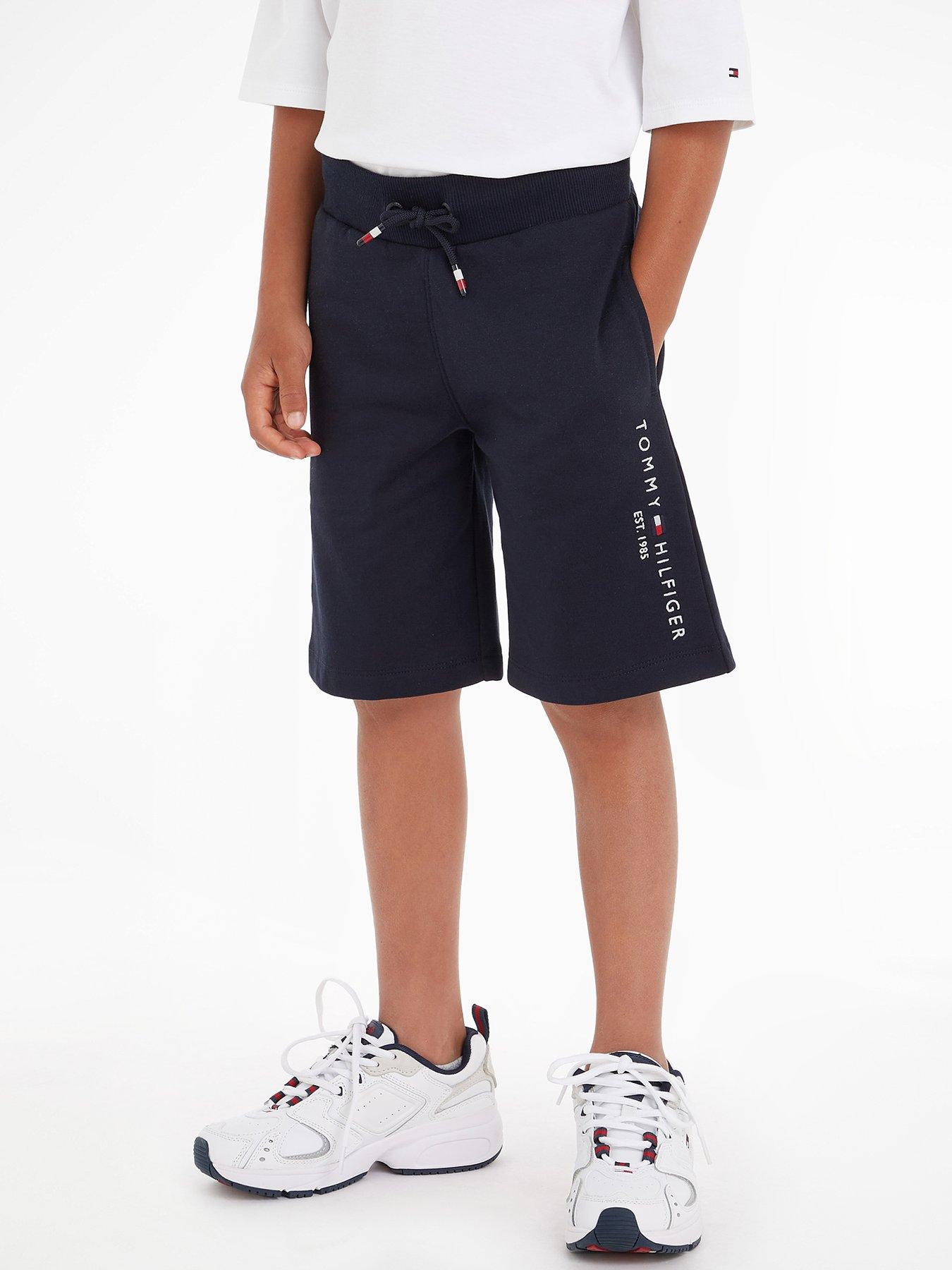 Tommy Hilfiger Boys Essential Sweatshorts - Desert Sky | very.co.uk