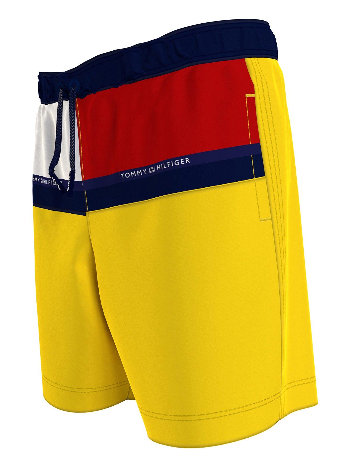 Yellow tommy hilfiger hot sale swim shorts