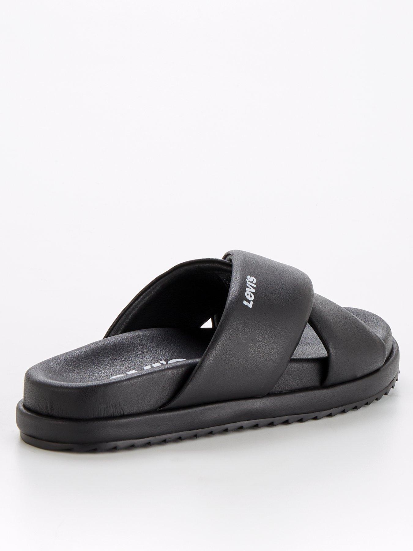 Levis Lydia Crossover Sandal Black