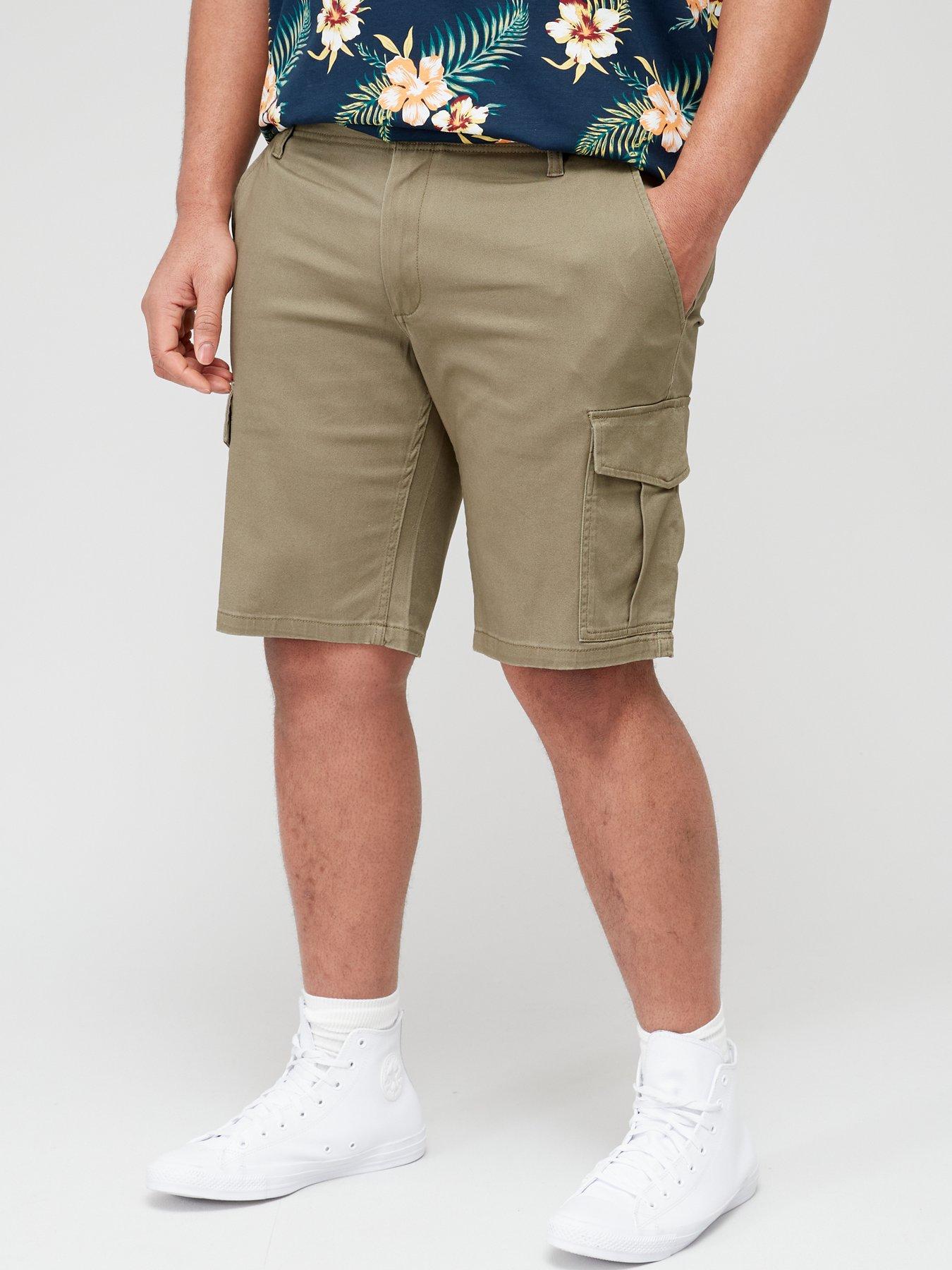 Big Tall Cargo Shorts Green