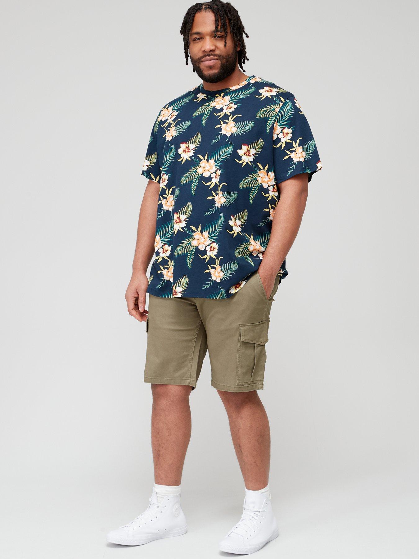 Big & Tall Cargo Shorts - Green