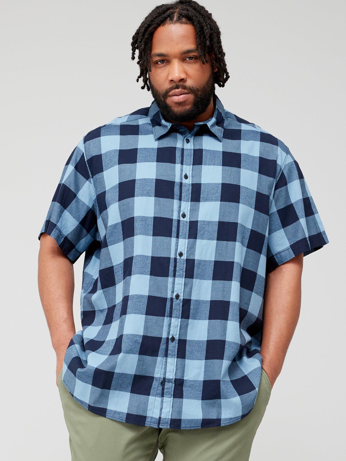 Mens big and outlet tall short sleeve shirts