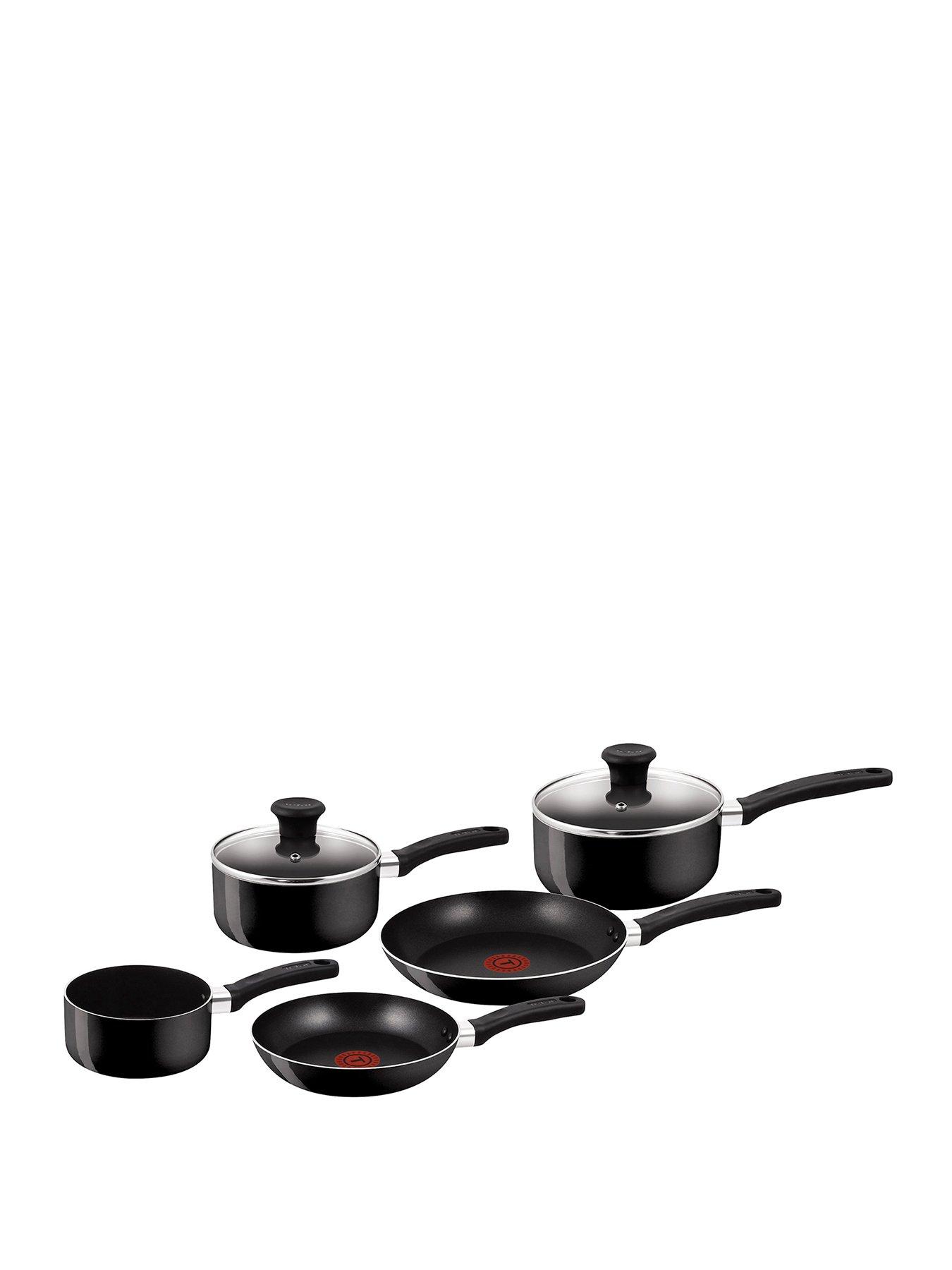Image 1 of 6 of Tefal Delight 5pc Saucepan &amp; Frying Pan Set