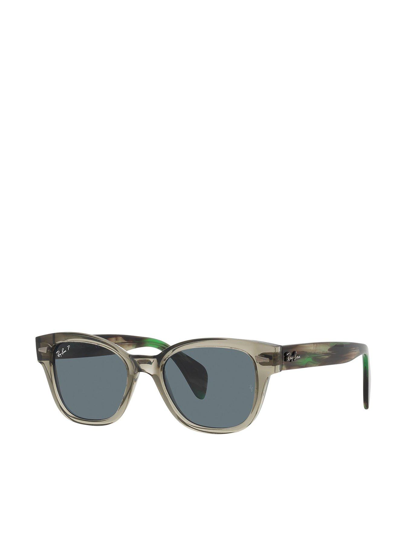 undefined Square Sunglasses - Transparent Green
