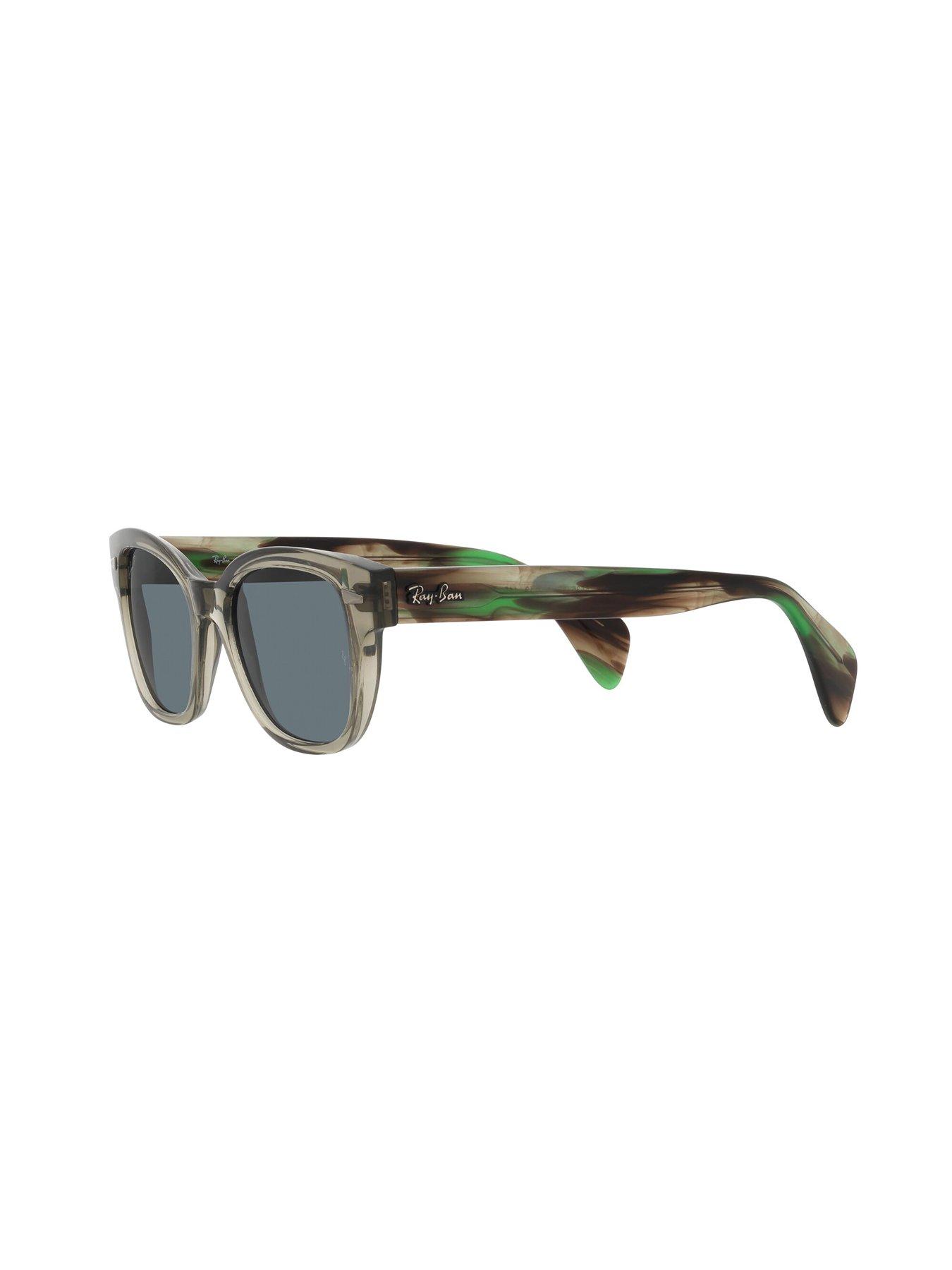 Image 2 of 4 of Ray-Ban Square Sunglasses - Transparent Green