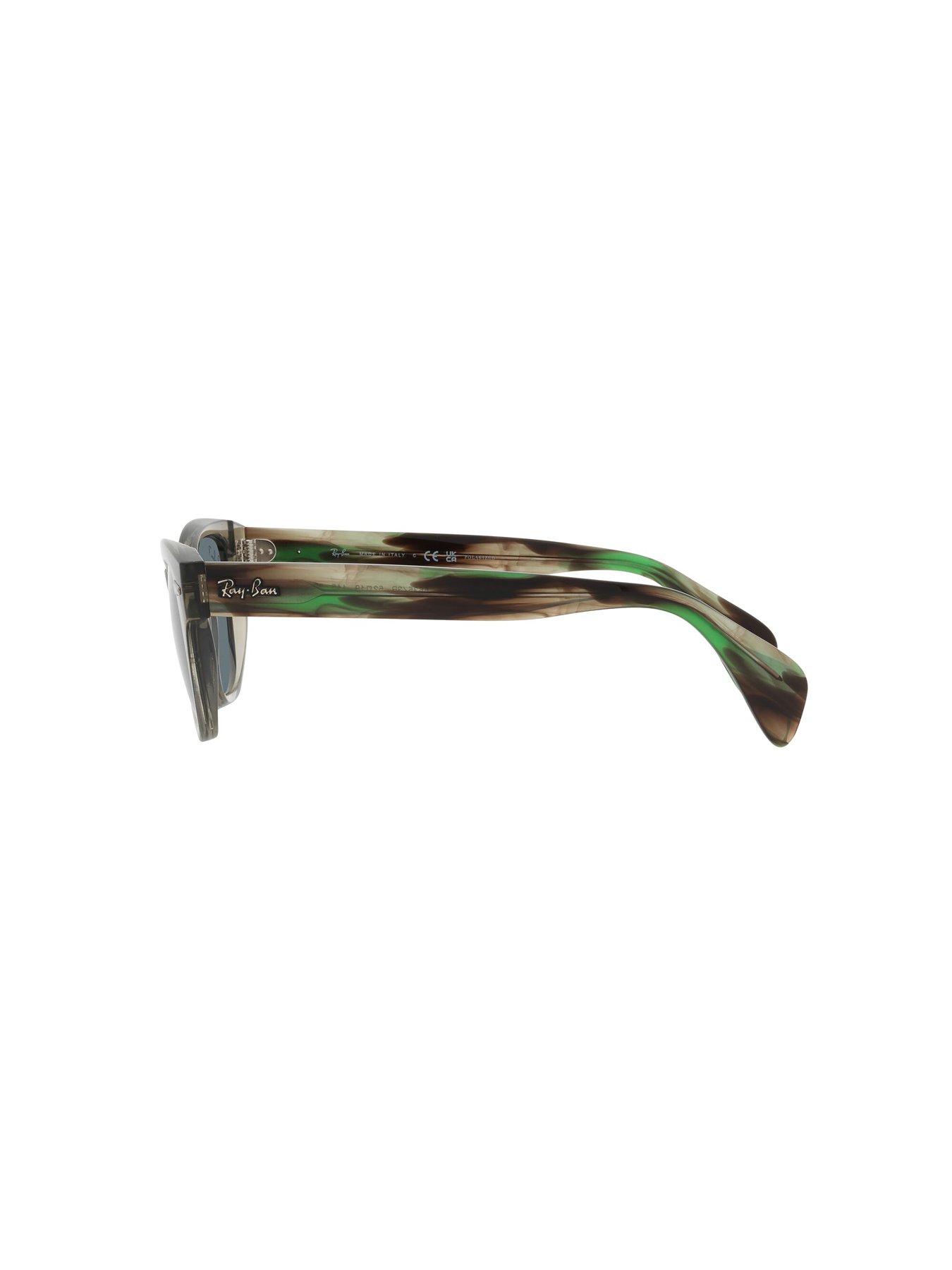 Image 4 of 4 of Ray-Ban Square Sunglasses - Transparent Green