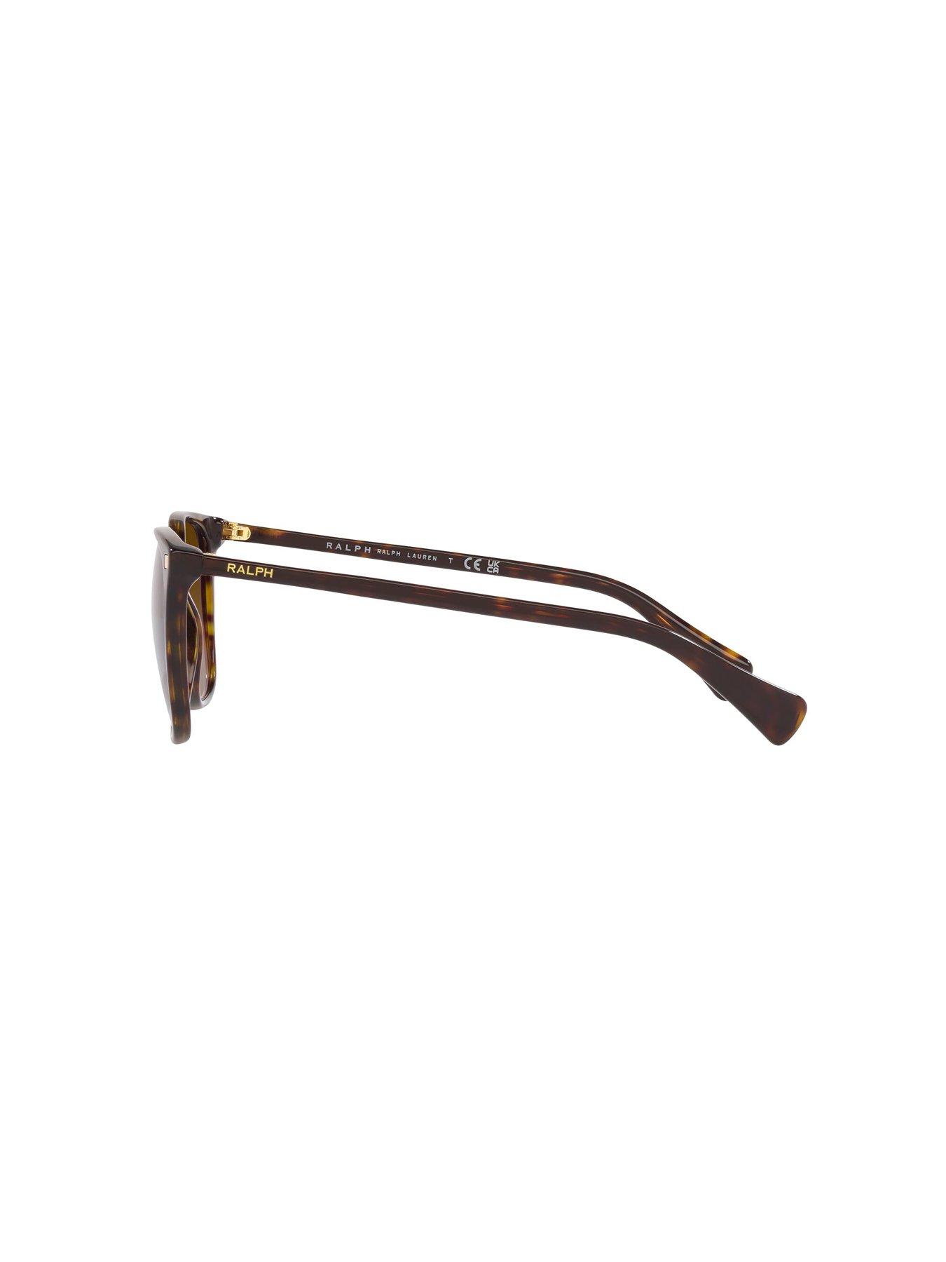 Image 4 of 4 of Ralph Tortoise Frame Sunglasses - Brown