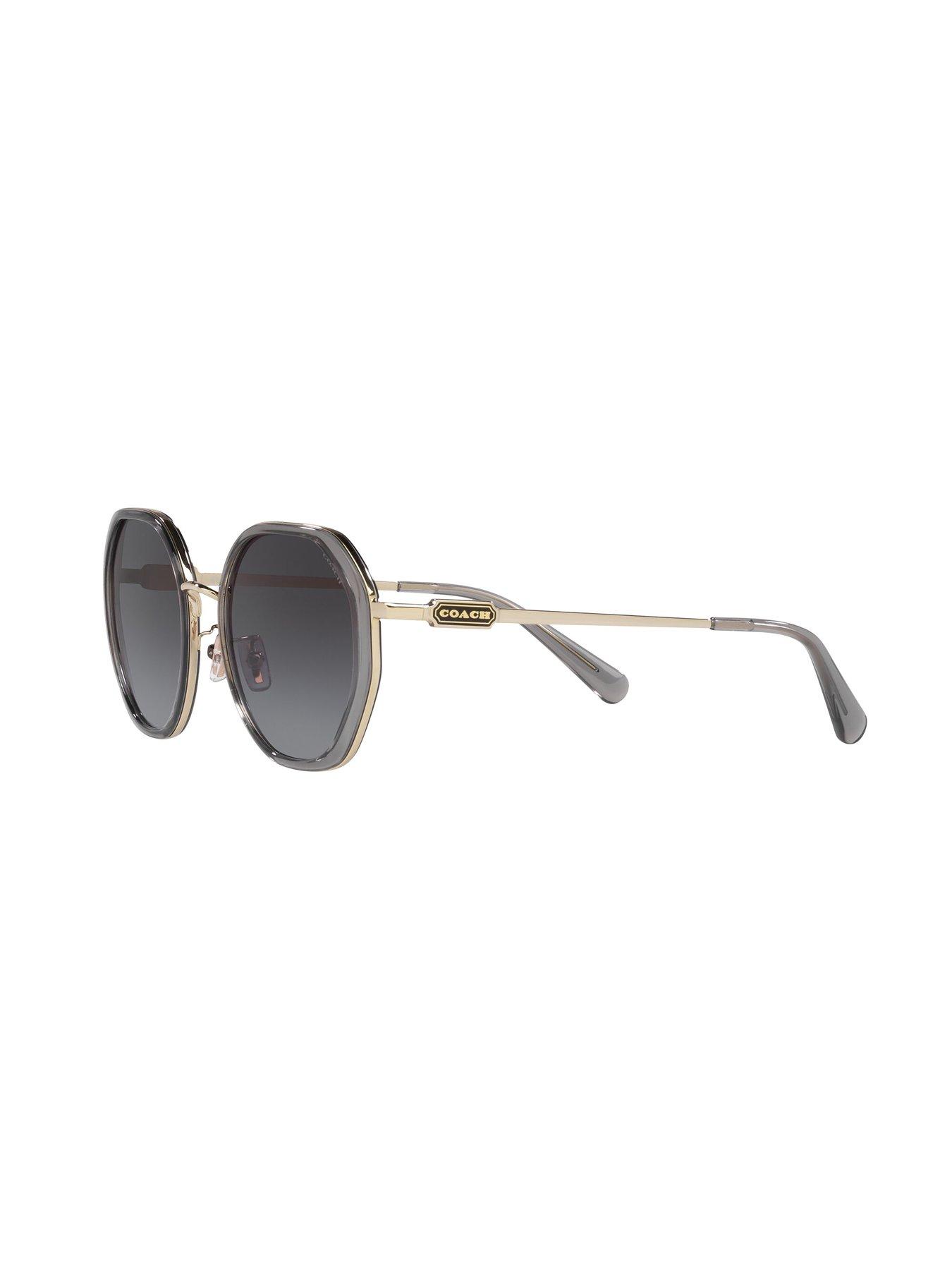 Coach on sale sunglasses round