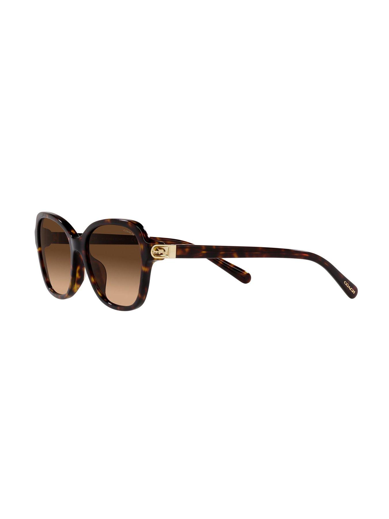 Coach sunglasses hotsell gold tortoise