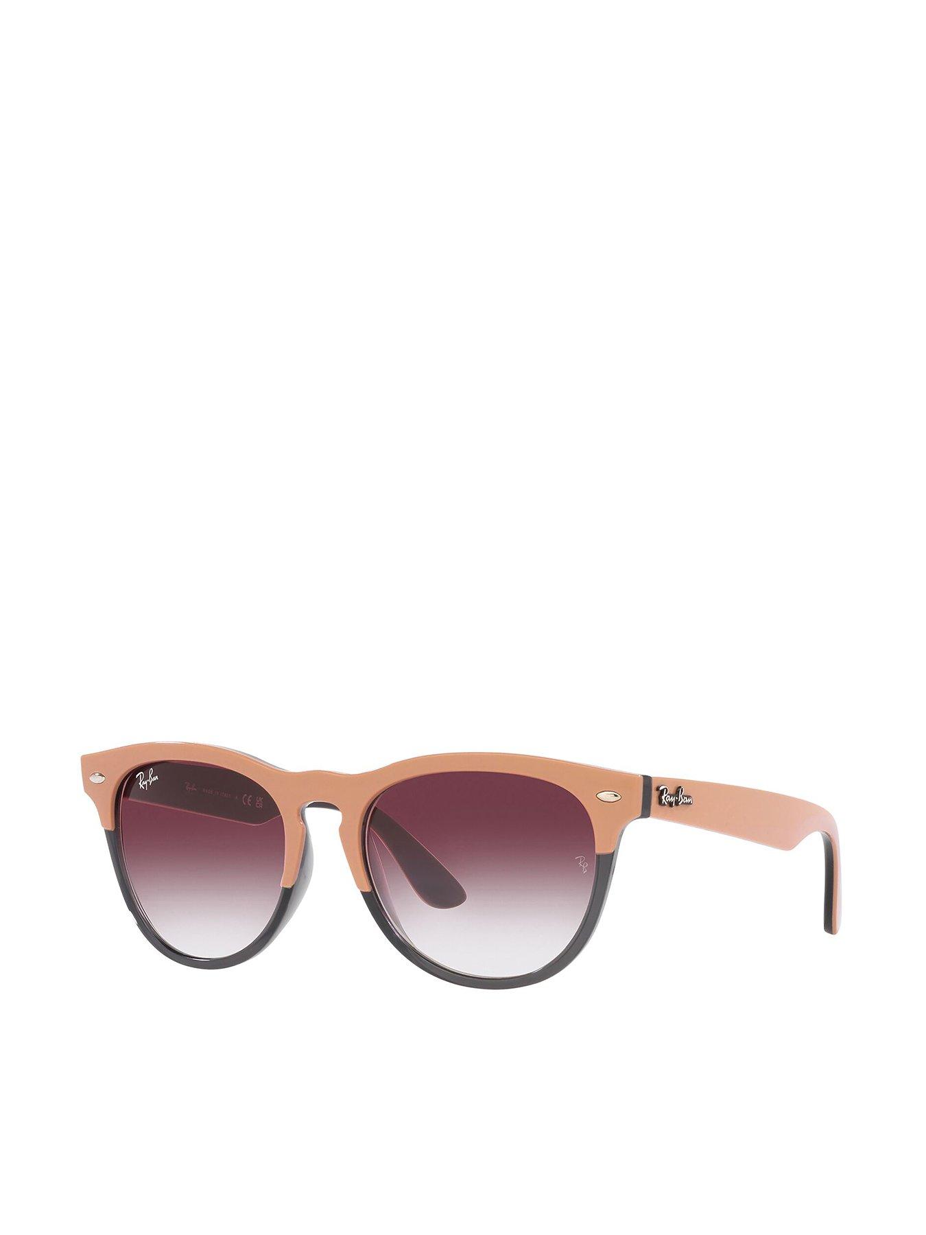 Pink wayfarer sunglasses on sale