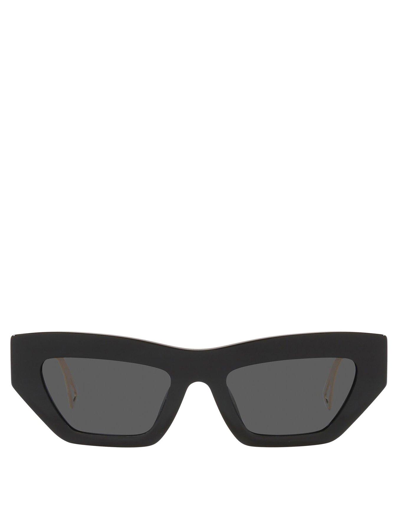 Image 3 of 4 of VERSACE Round Sunglasses -Black