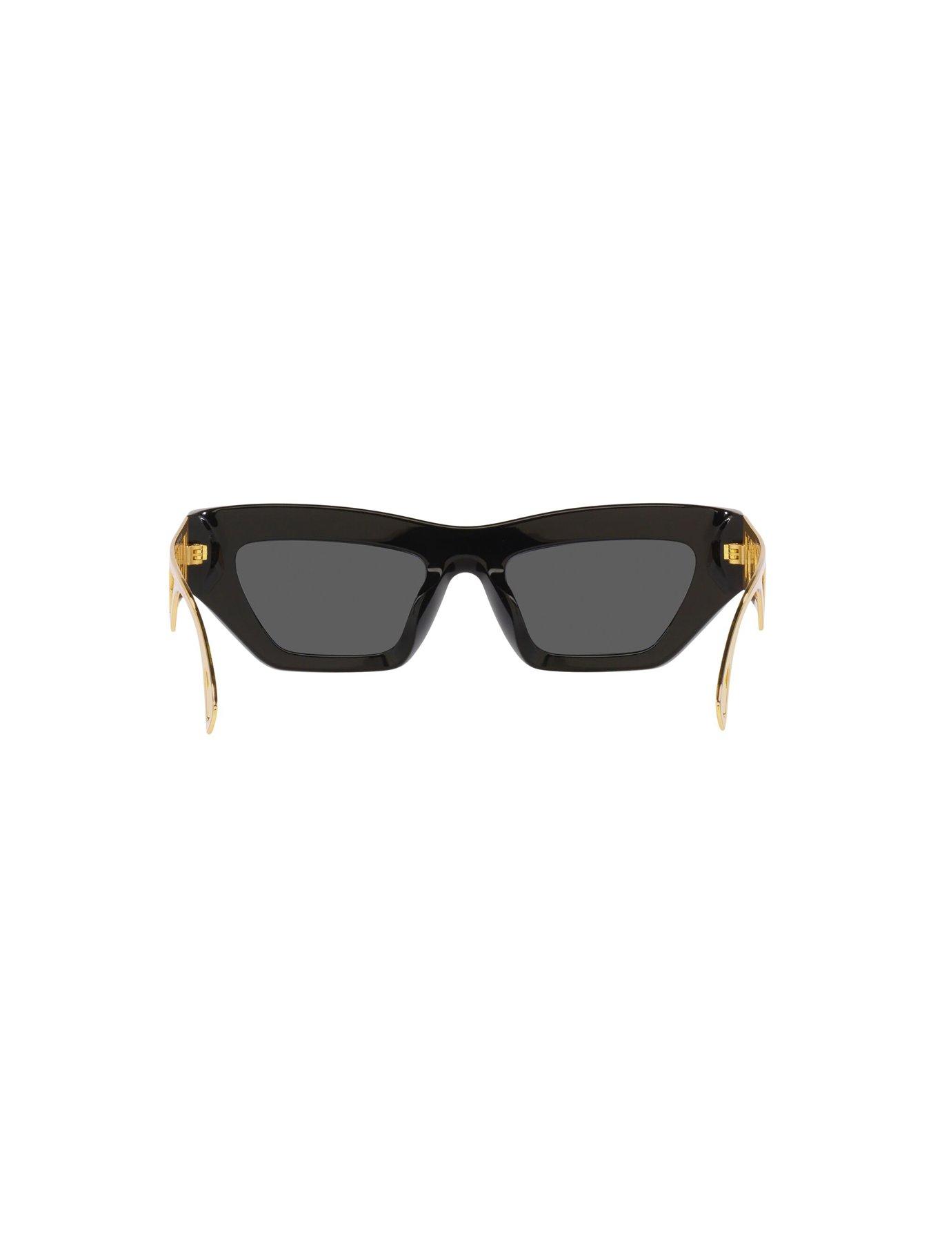 Image 4 of 4 of VERSACE Round Sunglasses -Black