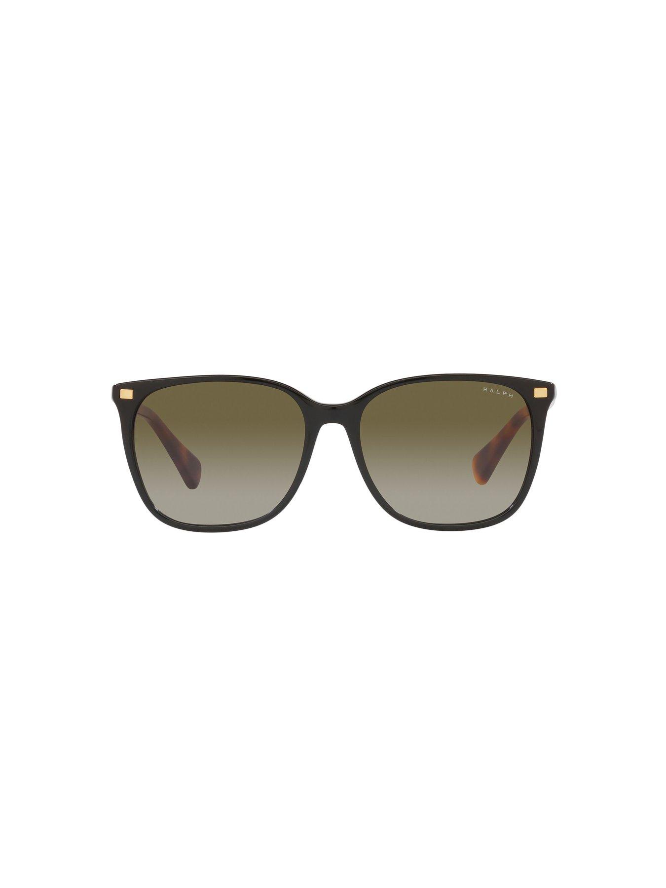 Image 3 of 4 of Ralph Square Sunglasses - Black