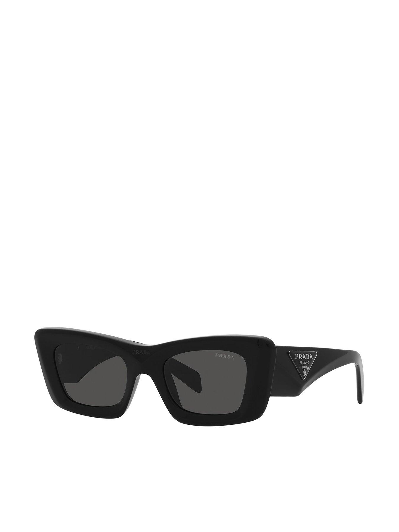Prada Cat Eye Sunglasses - Black | very.co.uk